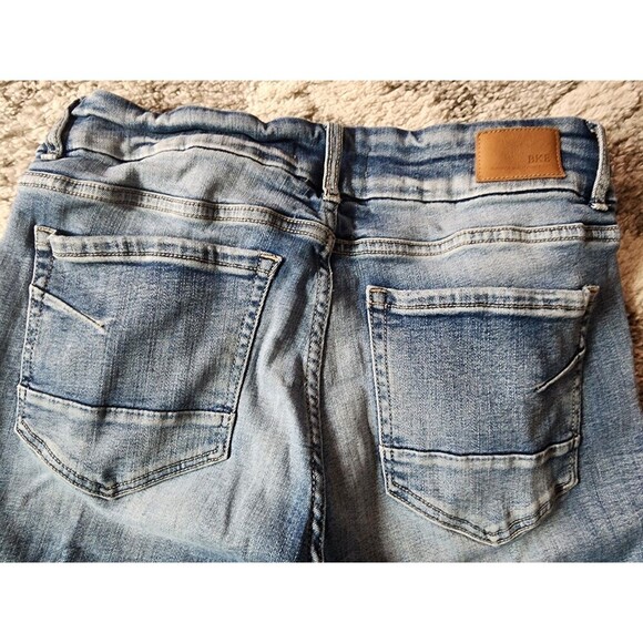BKE Jeans 31x27 Denim Mid Rise Payton Denim Dark Wash Ankle Skinny Universal Fit - Picture 7 of 8